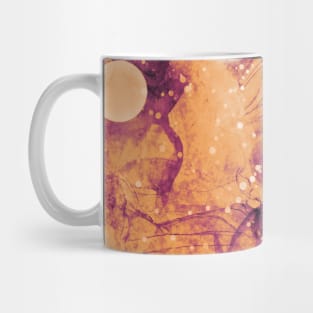 Fire ink - abstract art Mug
